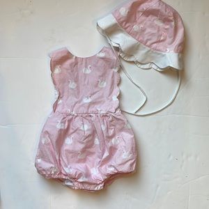 Jacadi Swan Print Outfit